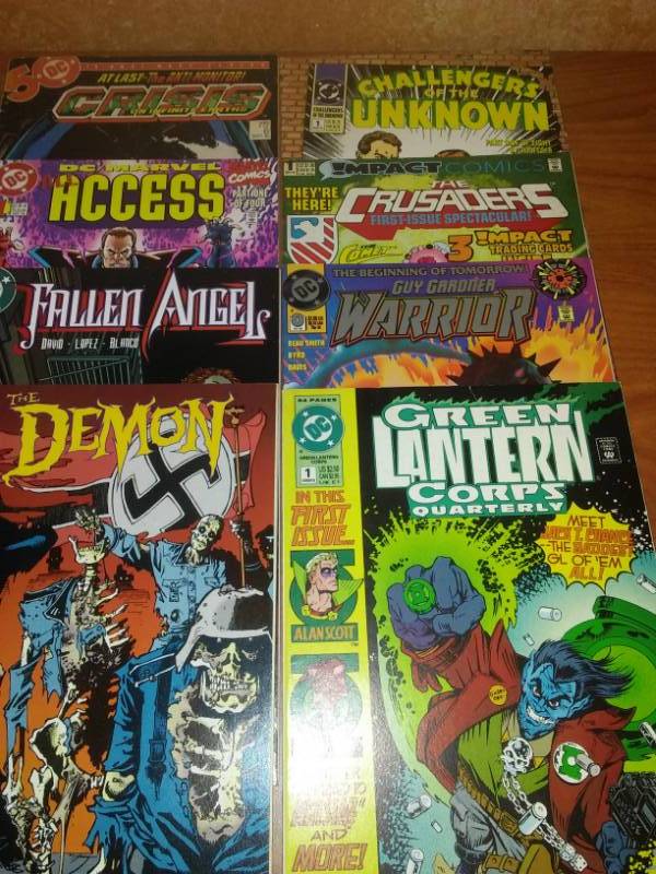 8 DC Comics many No. 1s volumes