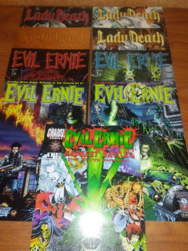 9 Chaos Comics, Evil Ernie and Lady Death