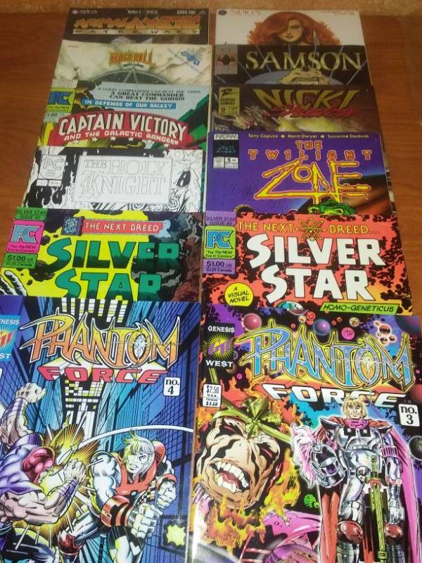 12 Comic Variety, Look Close  Jack Kirby, A few No. 1 issues