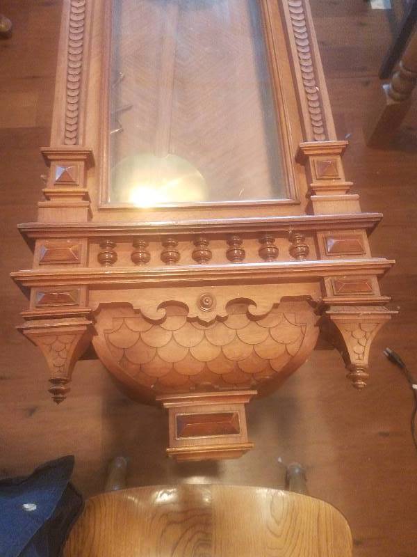 Granfather Clock....Nice Scroll work