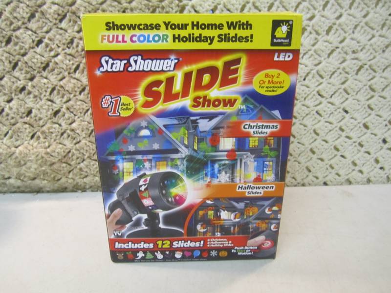 lot 22 image: Star Shower LED Light Projection Sl...