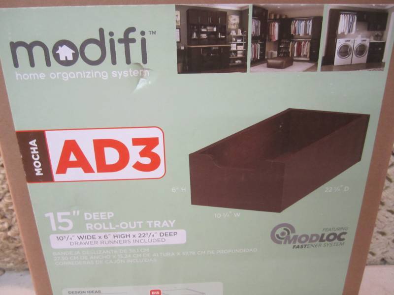 lot 30 image: Mofifi 15 Deep Closet Roll-Out Tra...