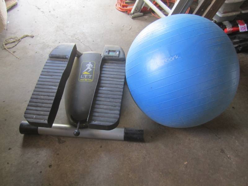 lot 50 image: Lateral Thigh Trainer Machine and E...