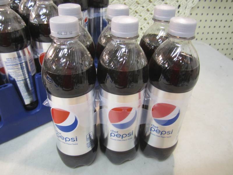 lot 104 image: Case of 24 Bottles of Diet Pepsi 16...