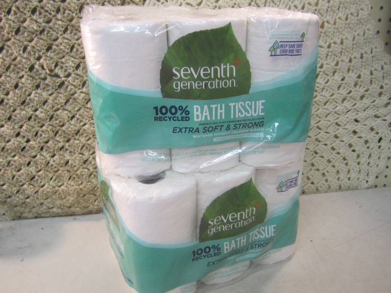lot 120 image: 24 Rolls of Bath Tissue 2 packs of ...