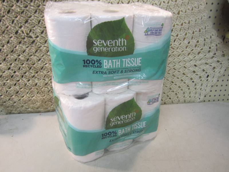 lot 121 image: 24 Rolls of Bath Tissue 2 packs of ...