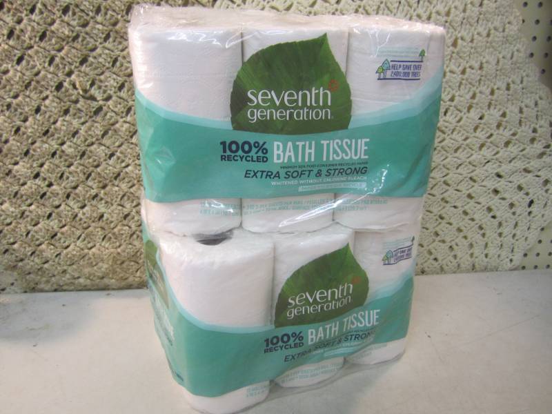 lot 122 image: 24 Rolls of Bath Tissue 2 packs of ...