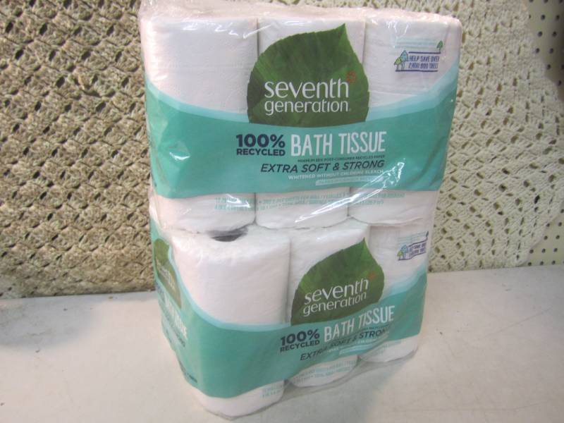 lot 123 image: 24 Rolls of Bath Tissue 2 packs of ...