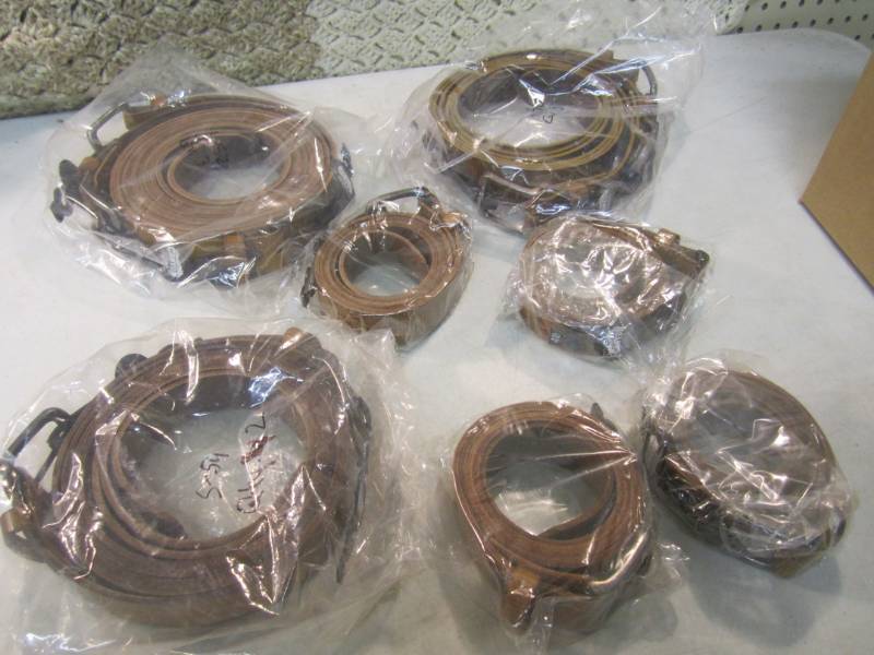 lot 156 image: 12 Canyon Outback Leather Belts wit...