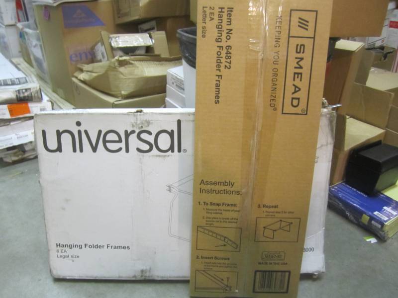 lot 172 image: Lot of 8 Hanging File Folder Frames...