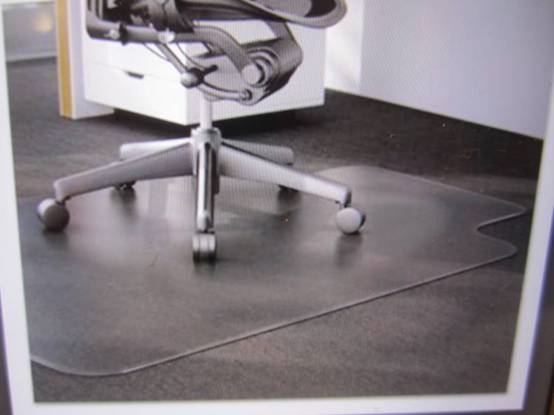 lot 173 image: Alera Studded Chair Mat with Lip fo...