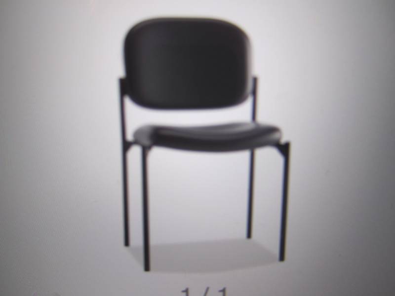 lot 174 image: Basyx by Hon Leather Guest Chair wi...