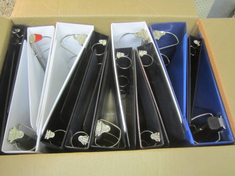 lot 175 image: Lot of 16 Misc 3-Ring Binders  A-2...