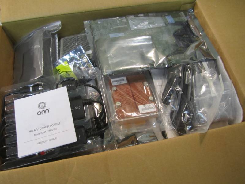 lot 188 image: Box Full of Misc Electronics See Ph...