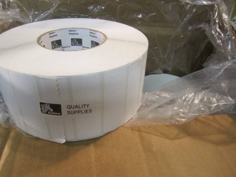 lot 189 image: Case of 6 Rolls of Zebra Labels Z-S...