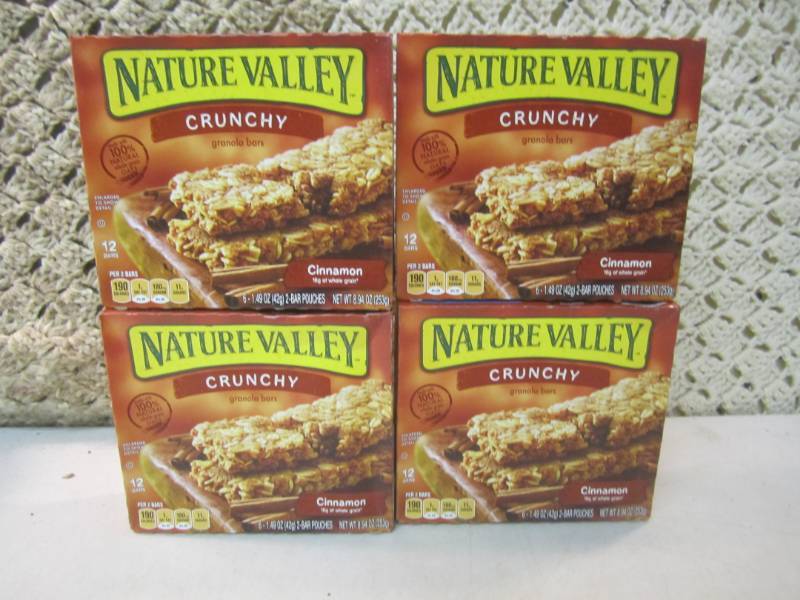 lot 232 image: 4 Boxes of Nature Valley Crunchy Ci...