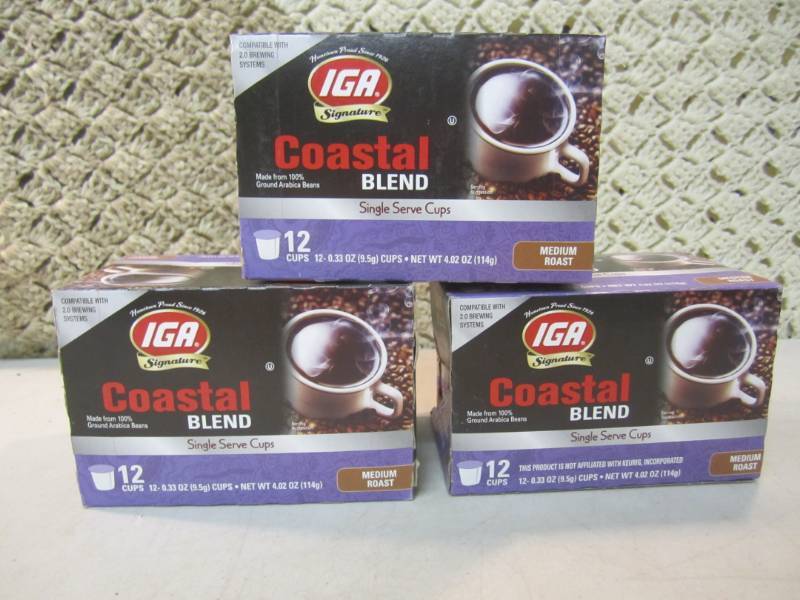 lot 237 image: 3 Boxes of Coastal Blend Single Ser...