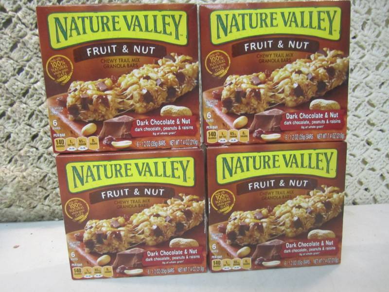 lot 248 image: 4 Boxes of Nature Valley Fruit & Nu...