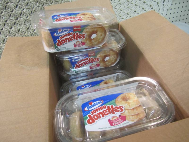 lot 271 image: Case of Jumbo Glazed Cake Donuts 6 ...