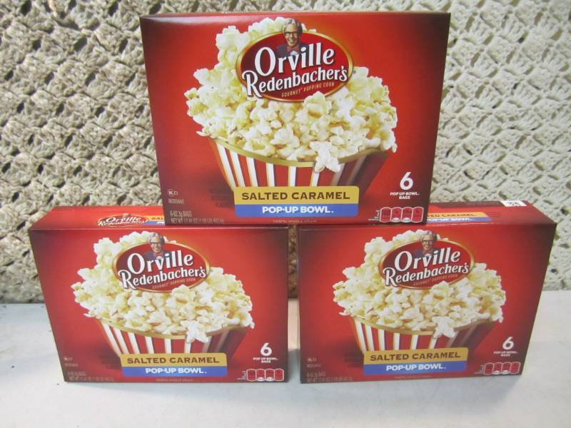 lot 272 image: 3 Boxes of Orville Redenbachers Sal...