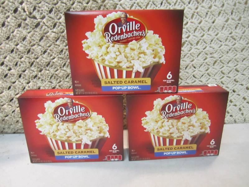 lot 273 image: 3 Boxes of Orville Redenbachers Sal...