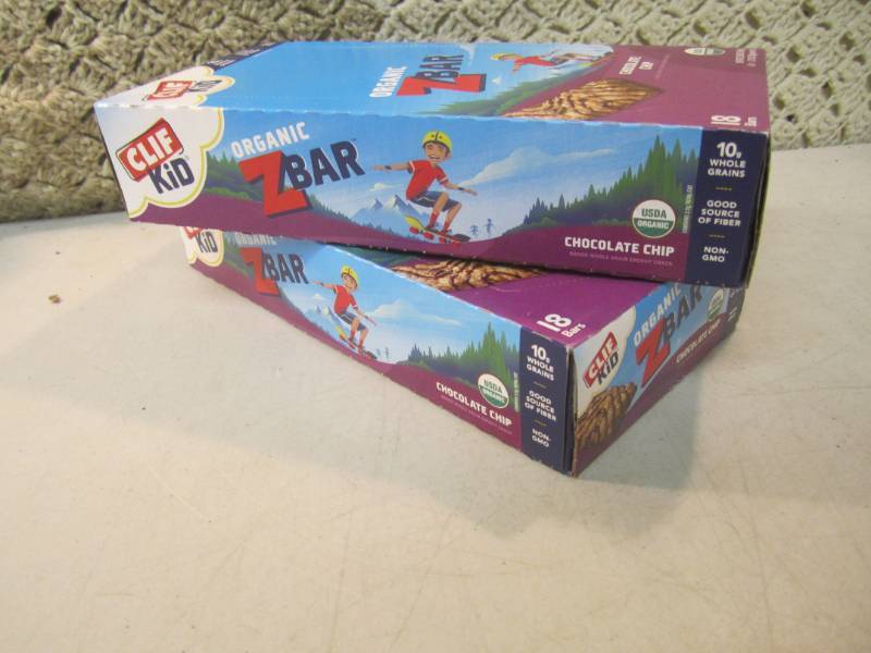 lot 274 image: 2 Boxes of Organic Z Bars Chocolate...