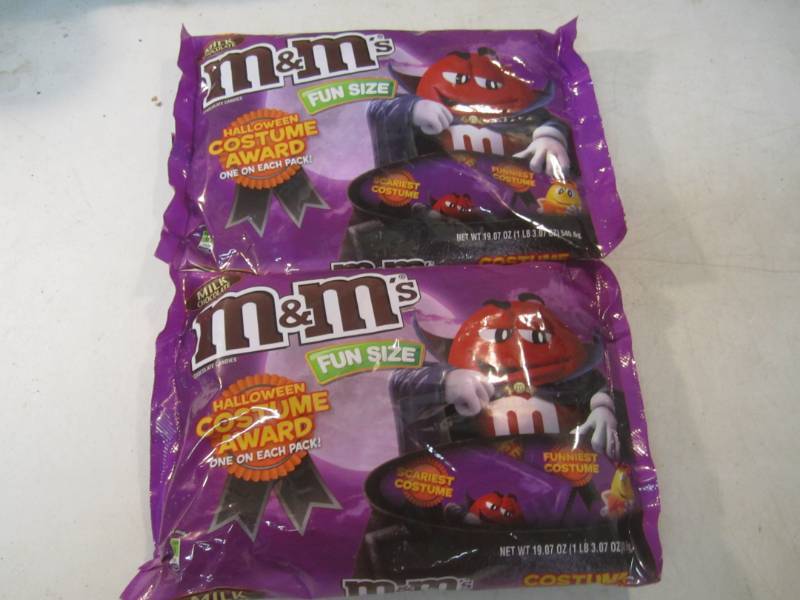 lot 275 image: 2 Big Bags of Fun Size Bags of M&M...