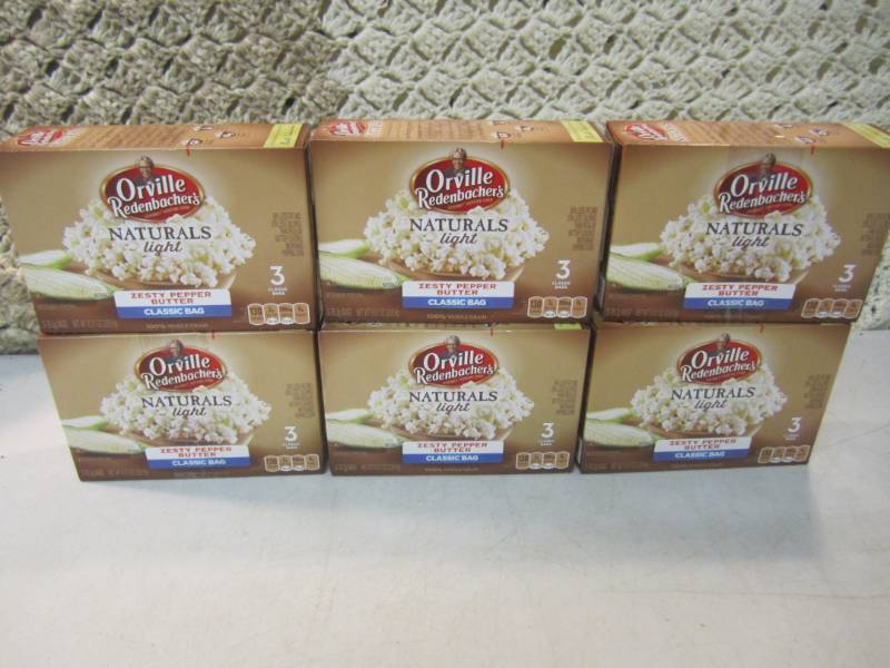 lot 278 image: 6 Boxes Orville Redenbachers Natura...