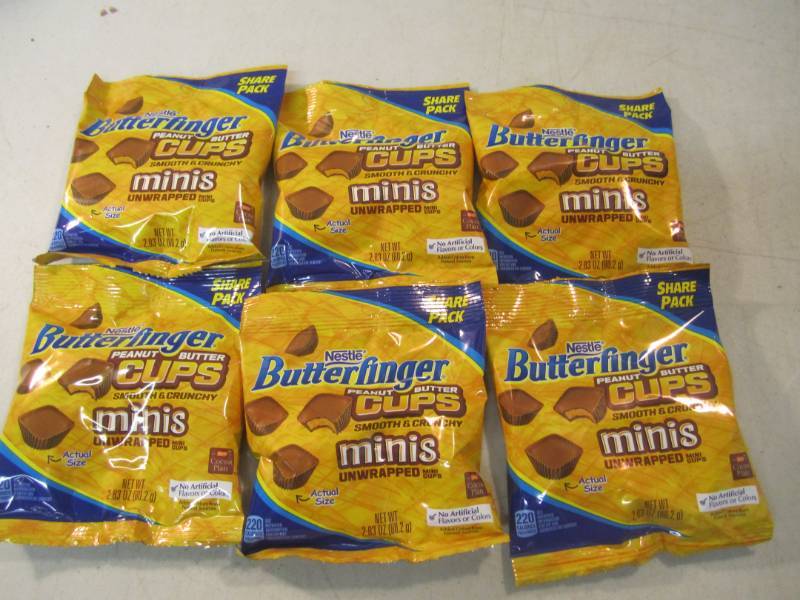 lot 281 image: 6 Bags of Butterfinger Peanut Butte...