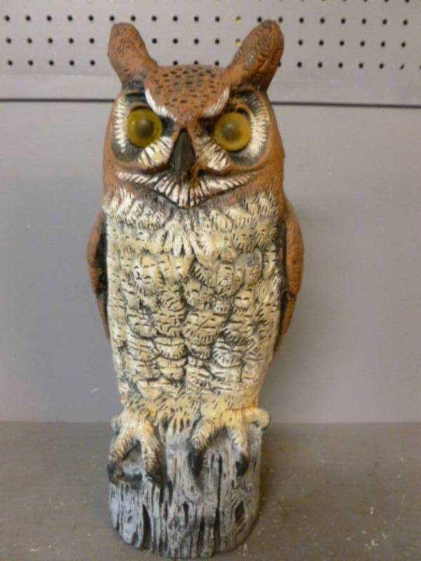 lot 110 image: Owl Decoy