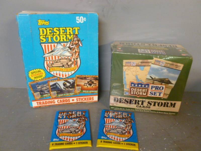 lot 172 image: Desert Storm Trading Cards