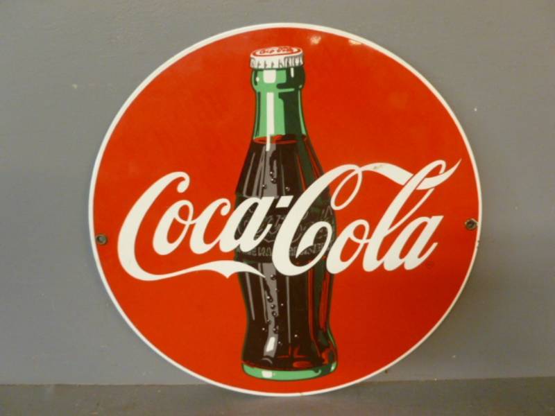 lot 239 image: Porcelain Sign