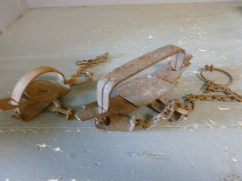 lot 242 image: Vintage Traps