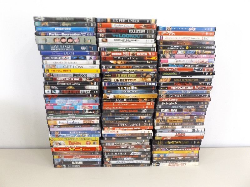 lot 41 image: Lot of 117 DVDs