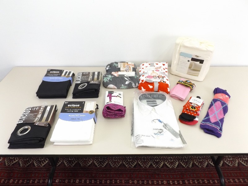 lot 45 image: New with Tags Household, and Clothing Items