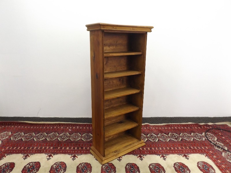 lot 6 image: VERY COOL Small Antique Wood Bookshelf