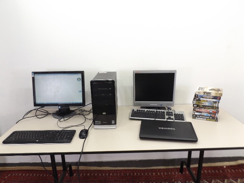 lot 65 image: PC Computer, Games, and extra Keyboard and Monitor