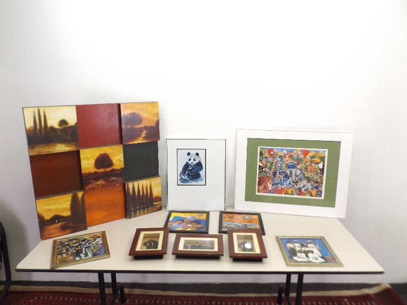 lot 67 image: Large Lot of Framed Artwork