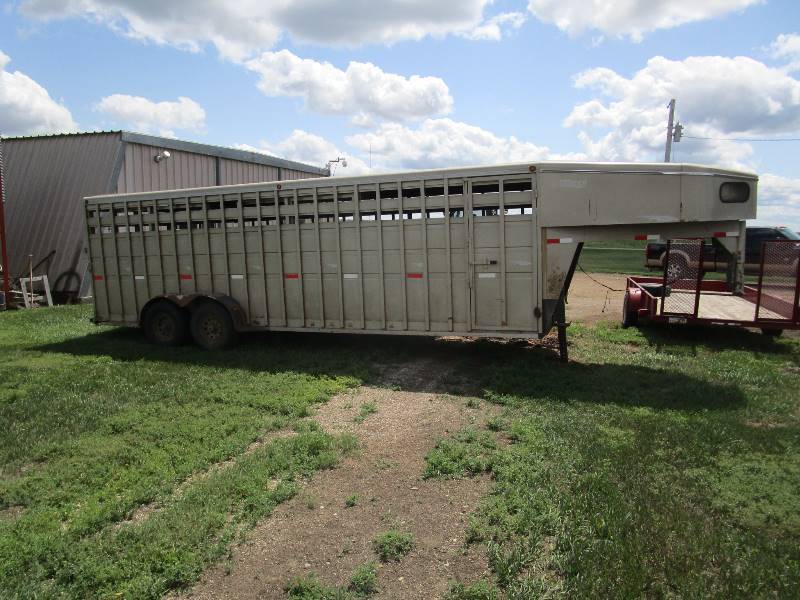 2001 Titan 24 Stock Trailer