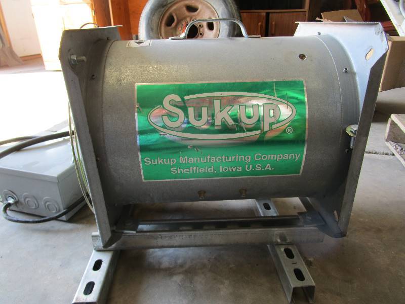 12 Sukup Bin Fan & Disconnect Switch