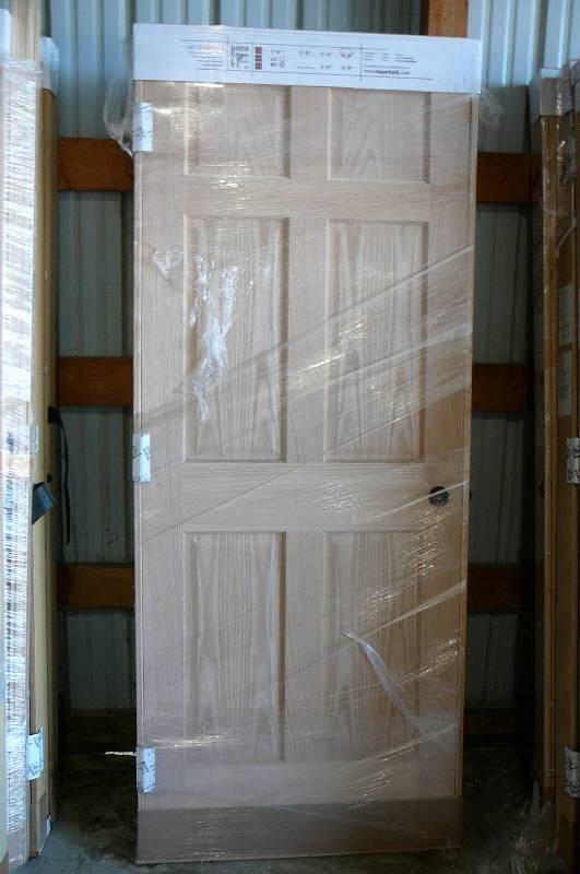 lot 546 image: Interior Door Prehung Oak