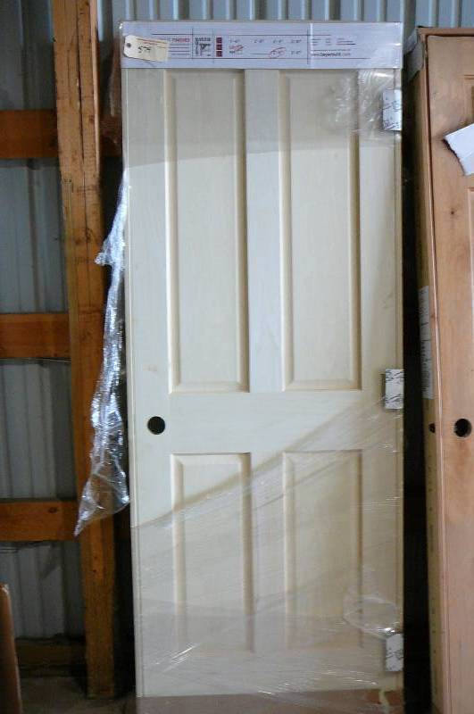 lot 574 image: Interior Door Prehung Poplar