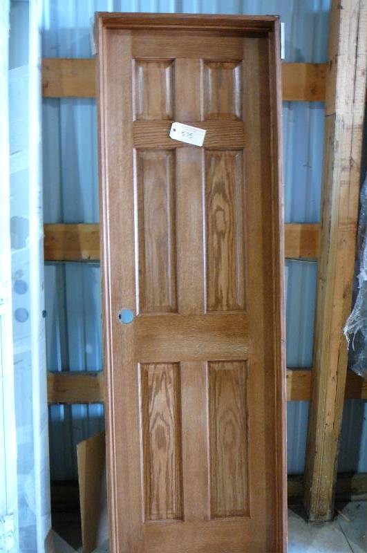lot 575 image: Interior Door Prehung  Regal Oak