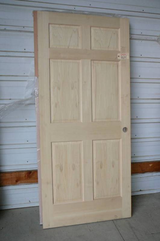 lot 621 image: Interior Wood Door- 6 panel
