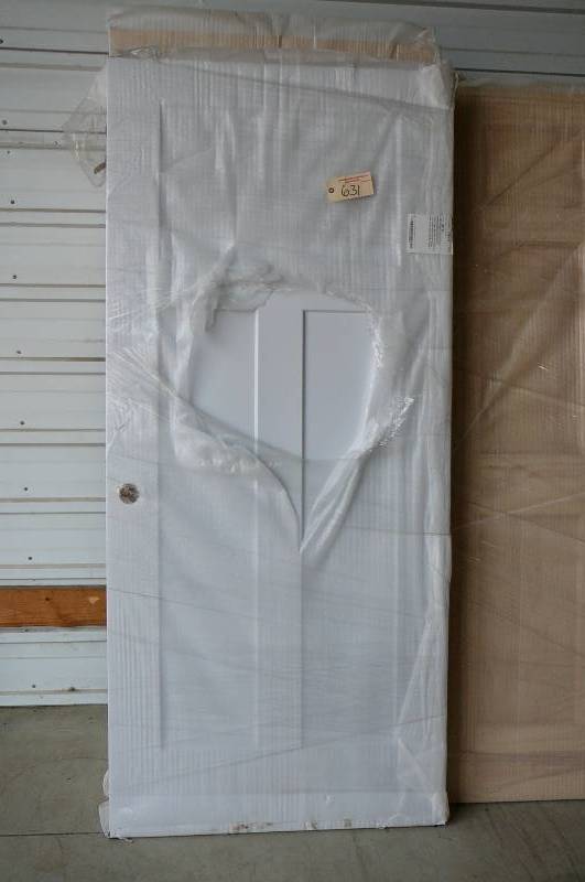 lot 631 image: Pocket Door- White 4 Panel
