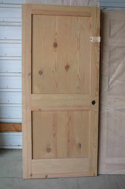 lot 632 image: Wooden Door- 2 panel