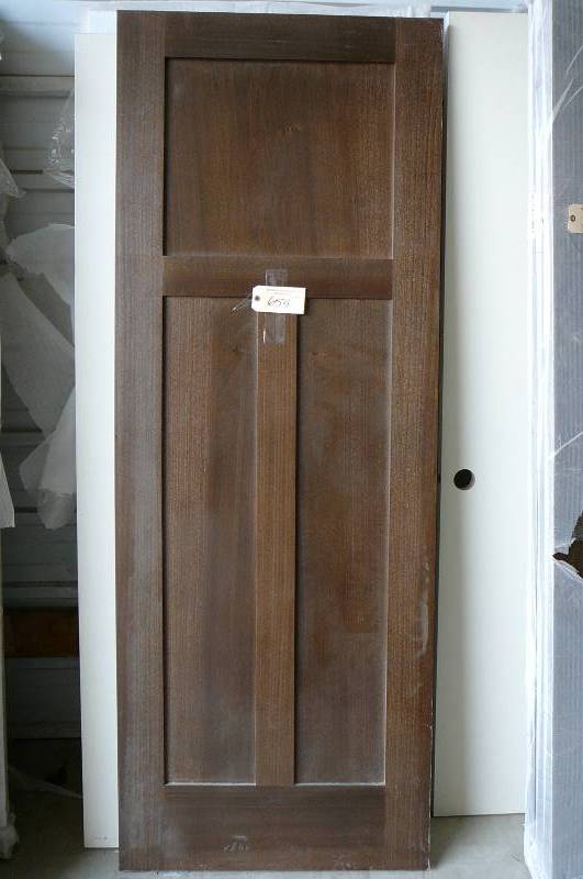 lot 654 image: Prefinished Rockwood Interior Slab Panel Door