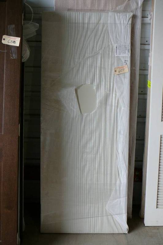 lot 659 image: Door,  primed hardboard