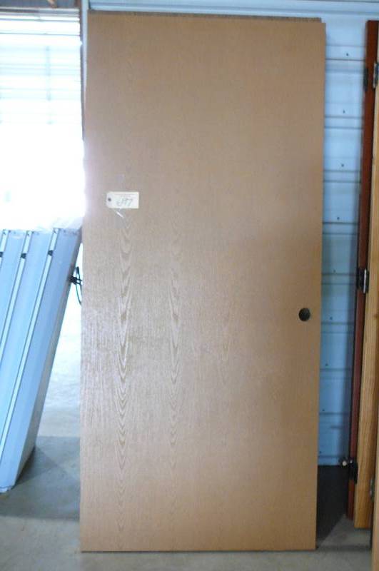lot 697 image: Interior Wood Door