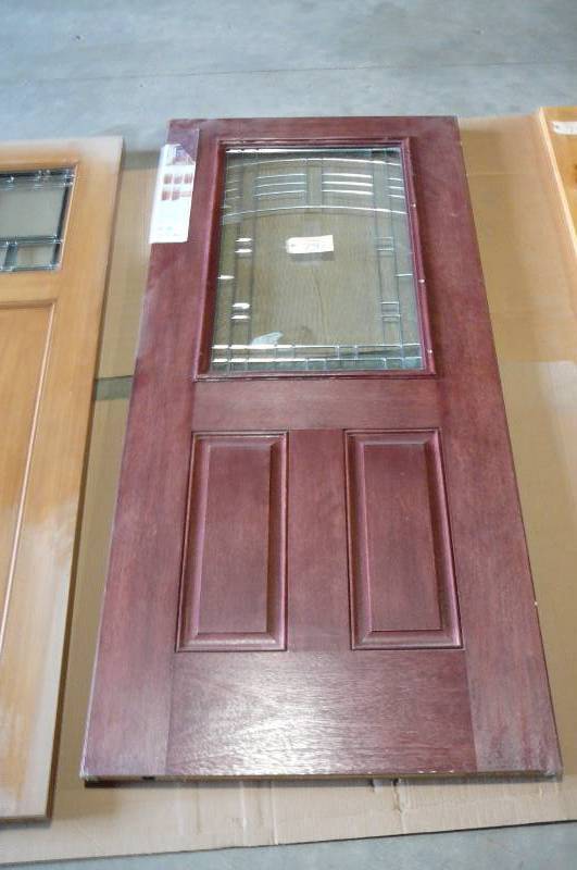 lot 739 image: Terma Tru Door with Window and lower 2 panel